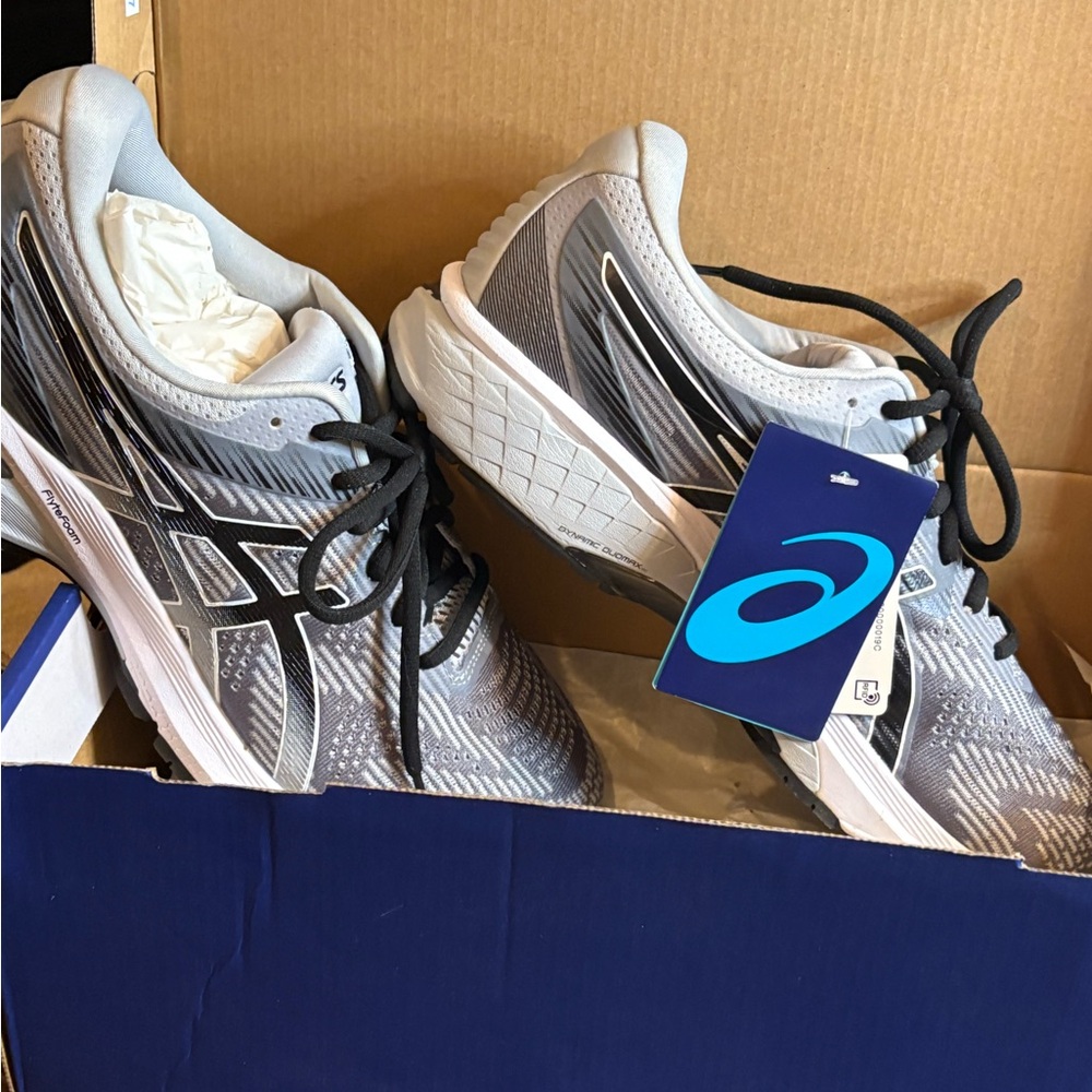 Asics Gray and Black Athletic Shoes - Picture 3 of 3